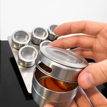 Magnetische Gewürzgläser