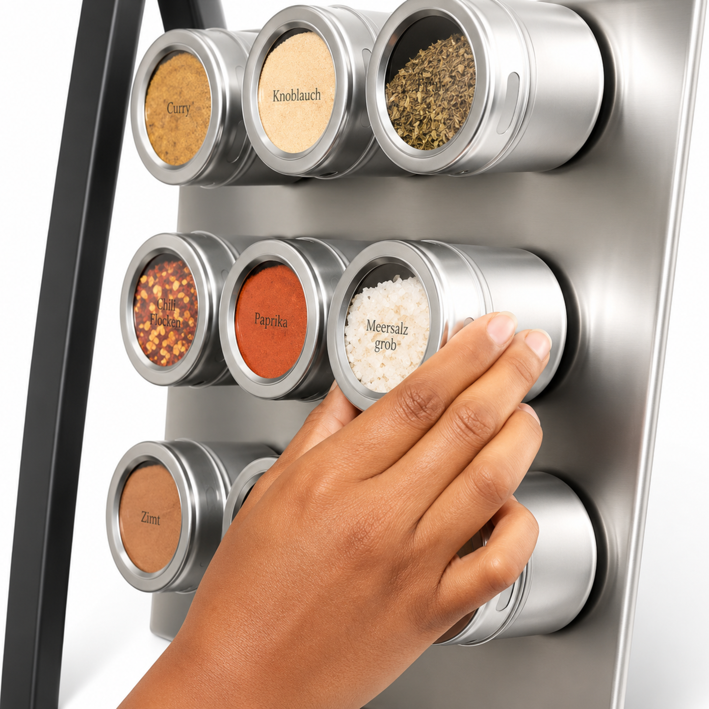 Magnetische Gewürzgläser