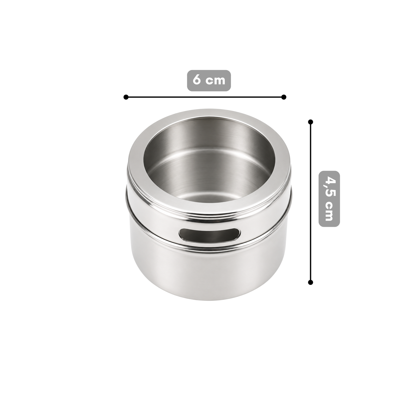Magnetische Gewürzgläser