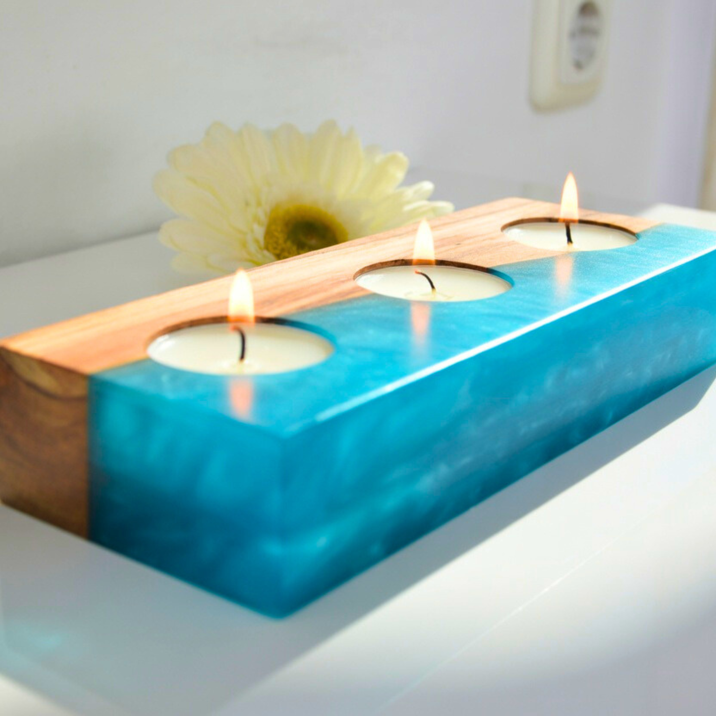 Ocean Blue Kerzenhalter