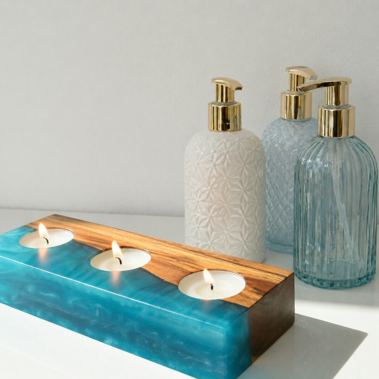 Ocean Blue Kerzenhalter